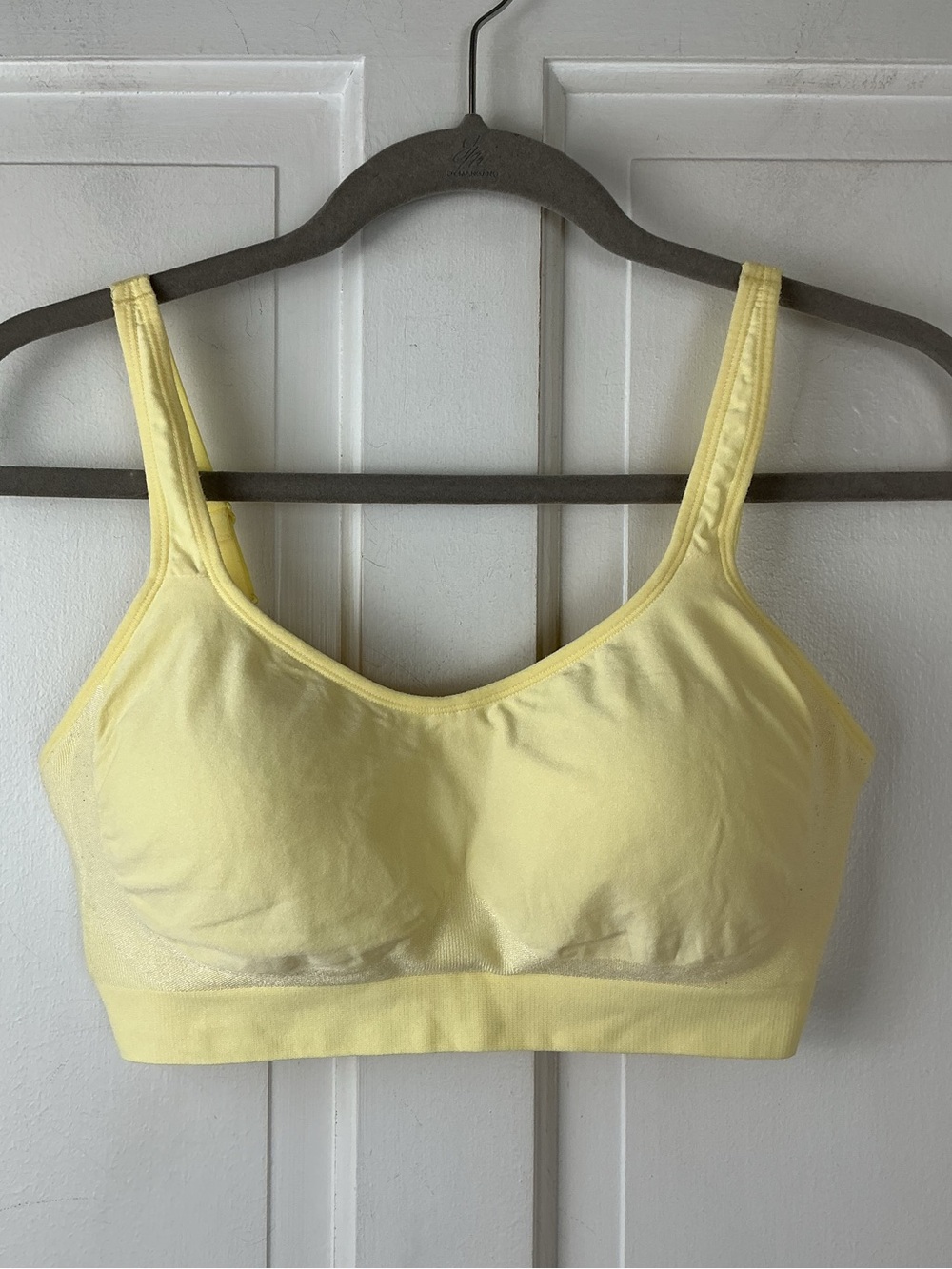 Underoutfit Size Large Yellow Padded Comfort Bra #459